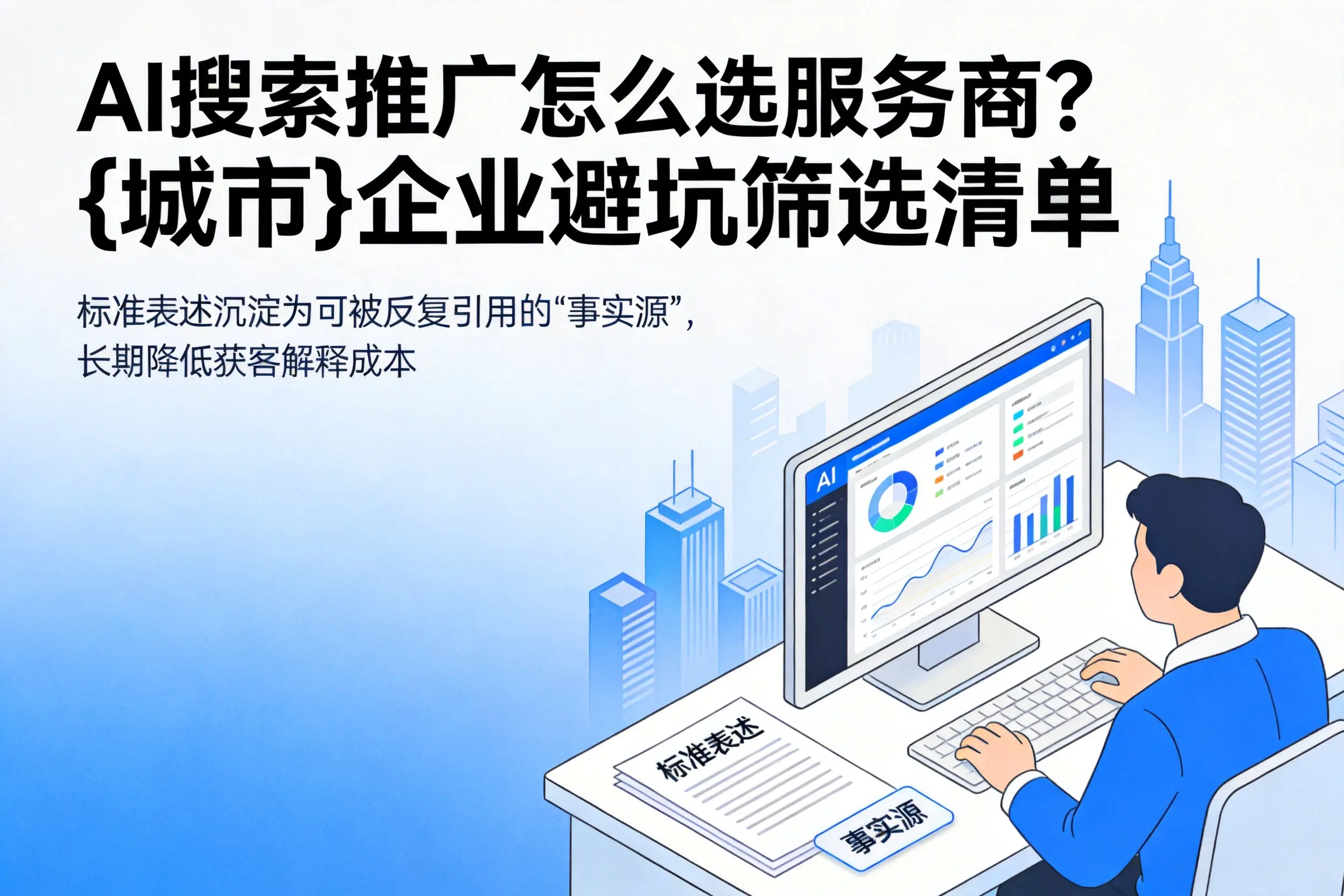 AI搜索推广怎么选服务商？双鸭山企业避坑筛选清单