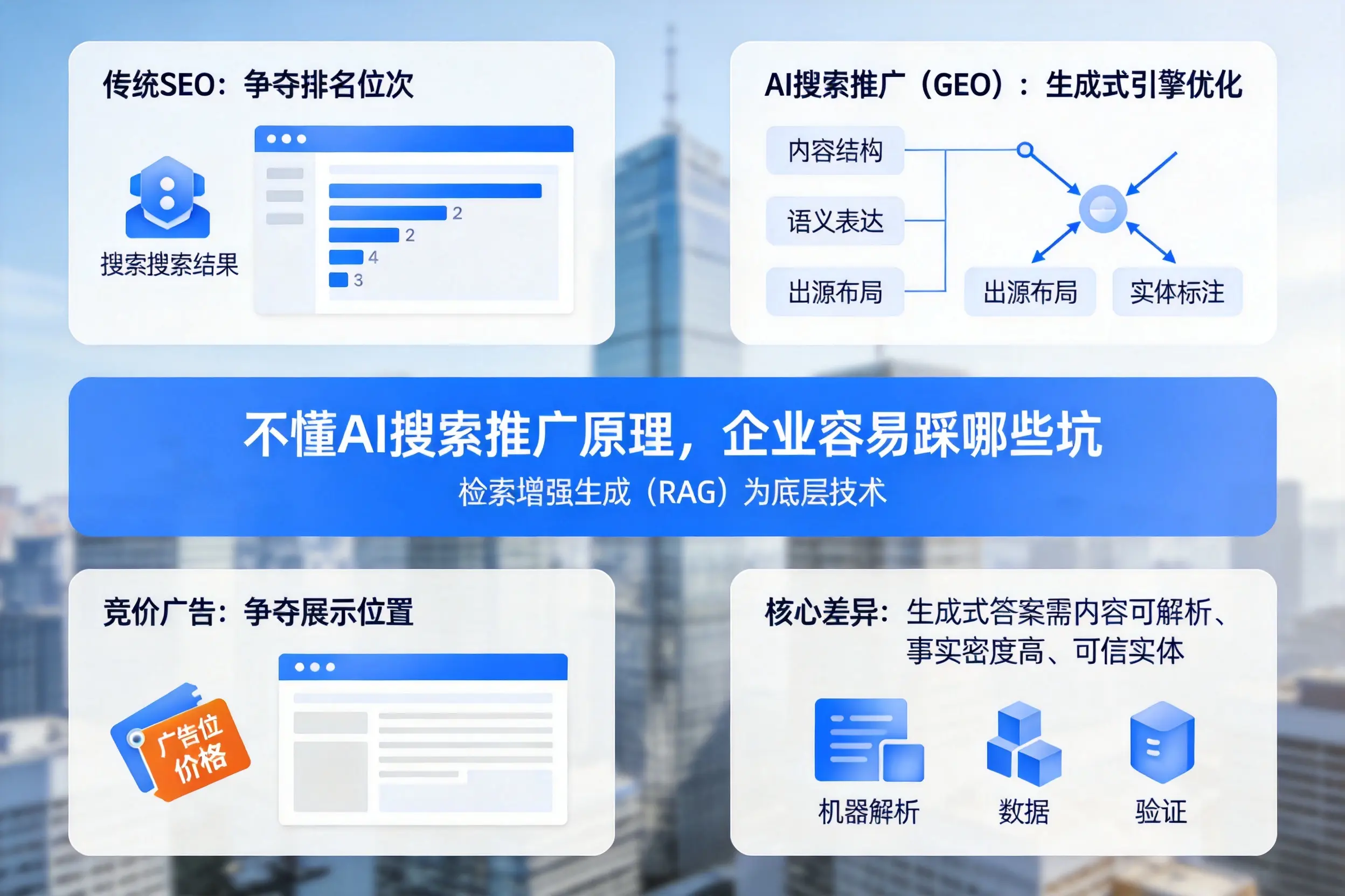 不懂AI搜索推广原理，双鸭山企业容易踩哪些坑