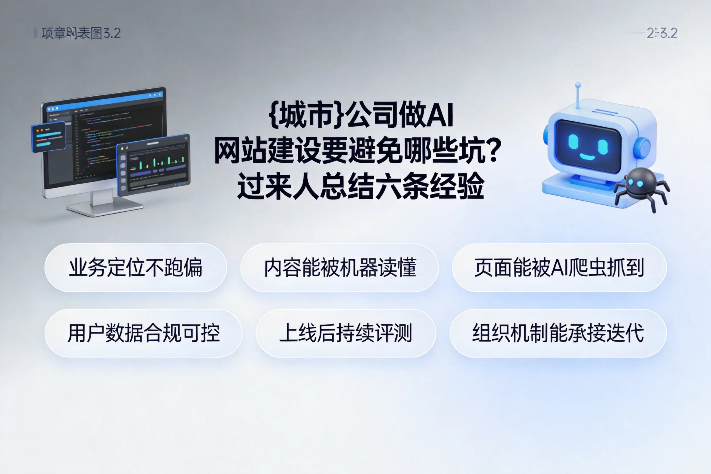 双鸭山公司做AI网站建设要避免哪些坑？过来人总结六条经验
