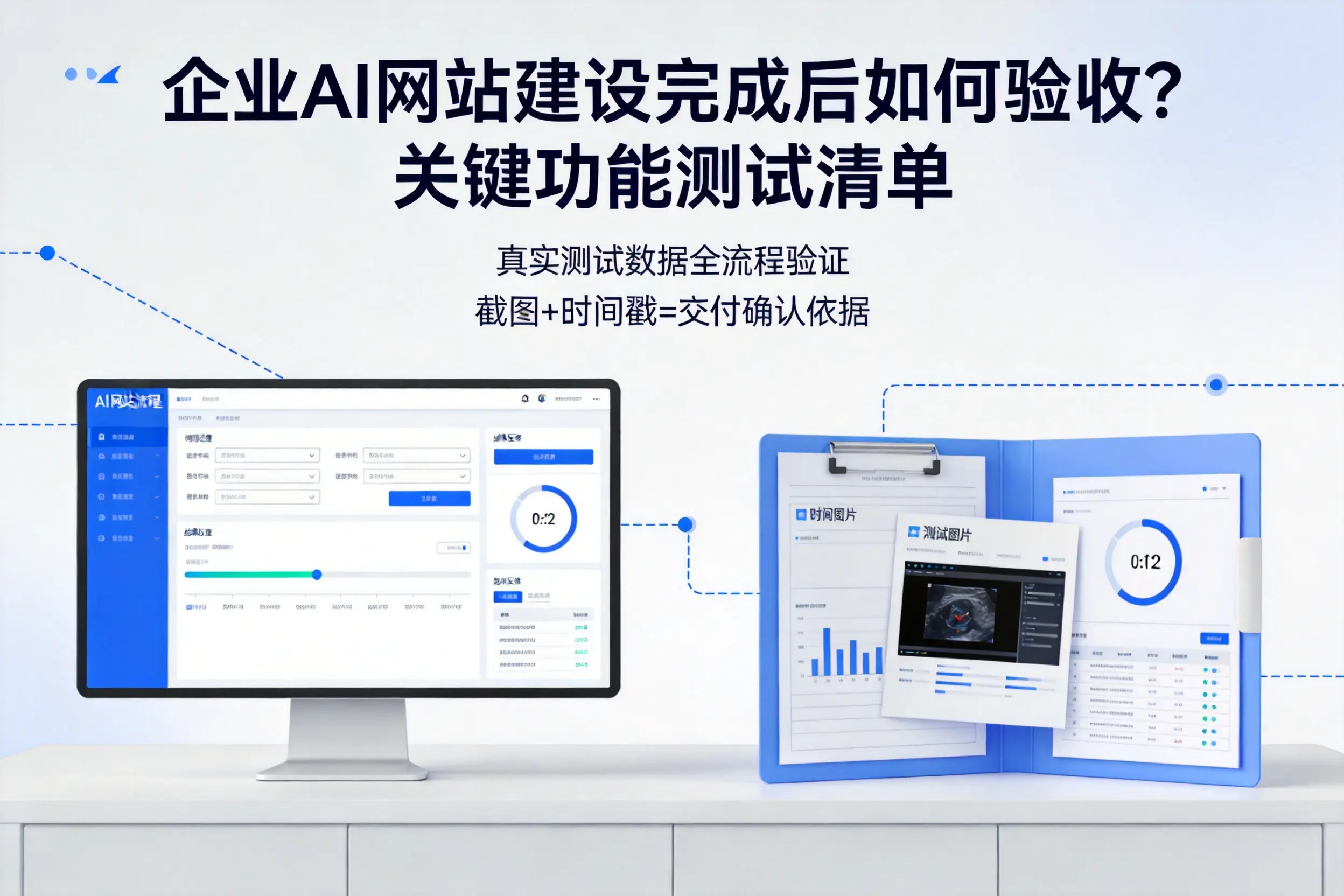 双鸭山企业AI网站建设完成后如何验收?关键功能测试清单