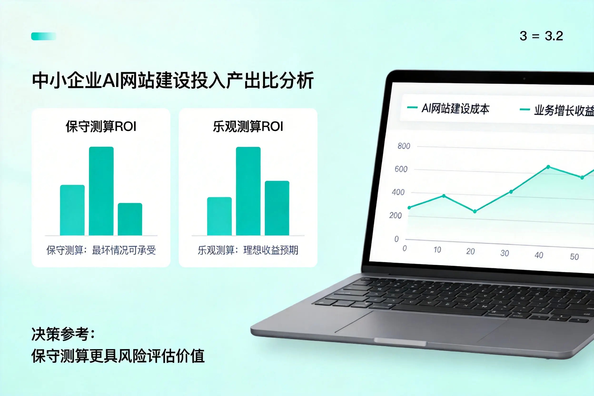 双鸭山中小企业AI网站建设投入产出比怎么算？先看这份分析