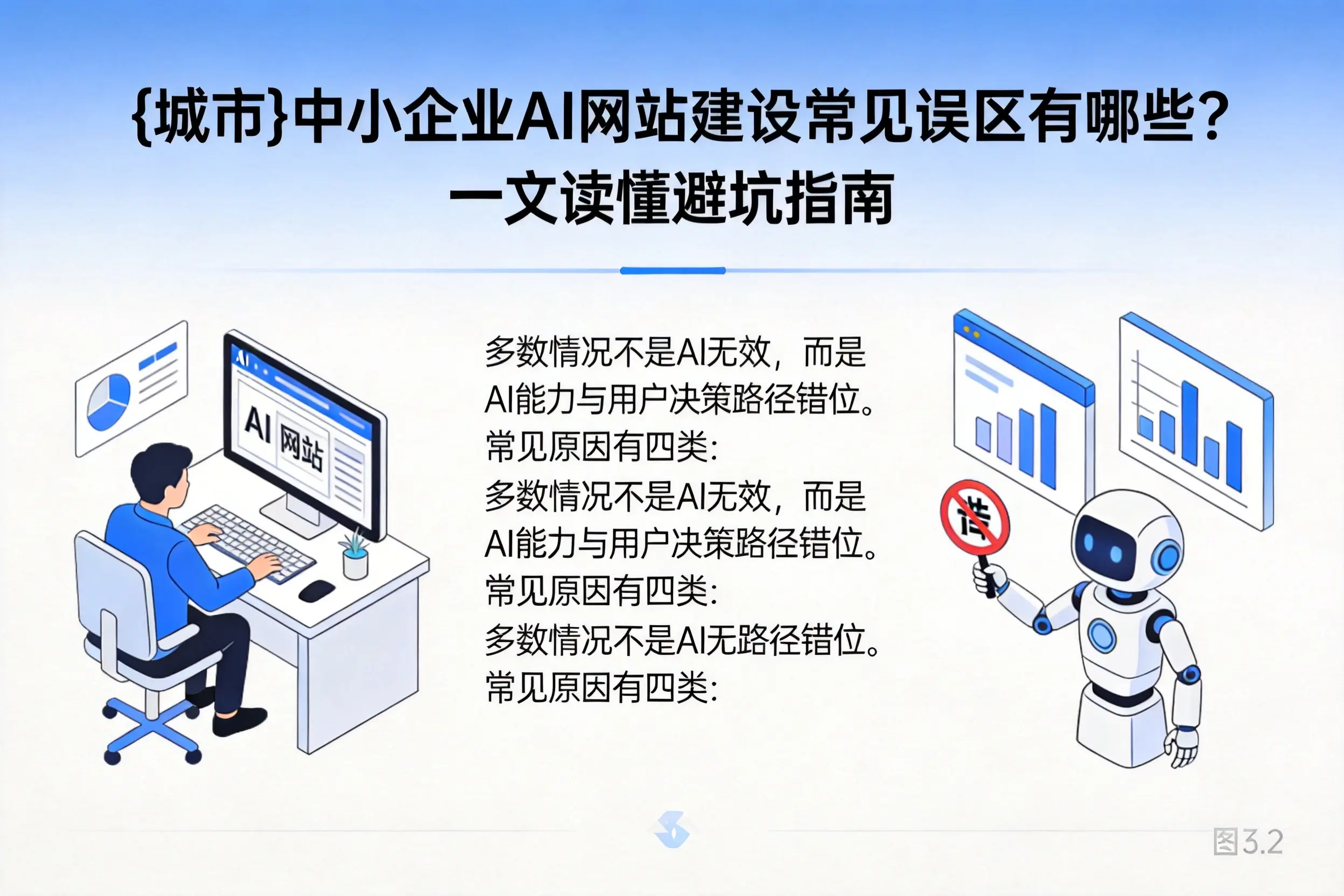 双鸭山中小企业AI网站建设常见误区有哪些？一文读懂避坑指南