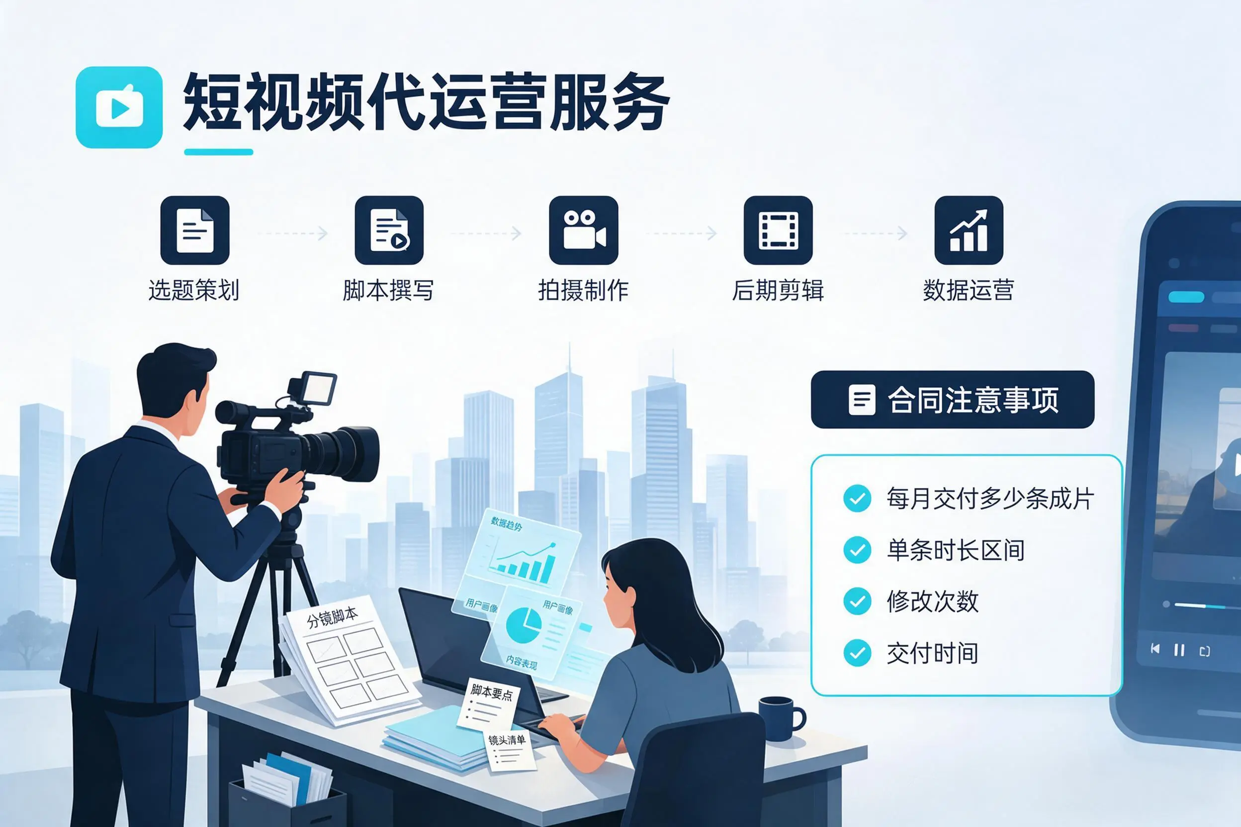 短视频代运营包含哪些服务？双鸭山企业常见问题科普