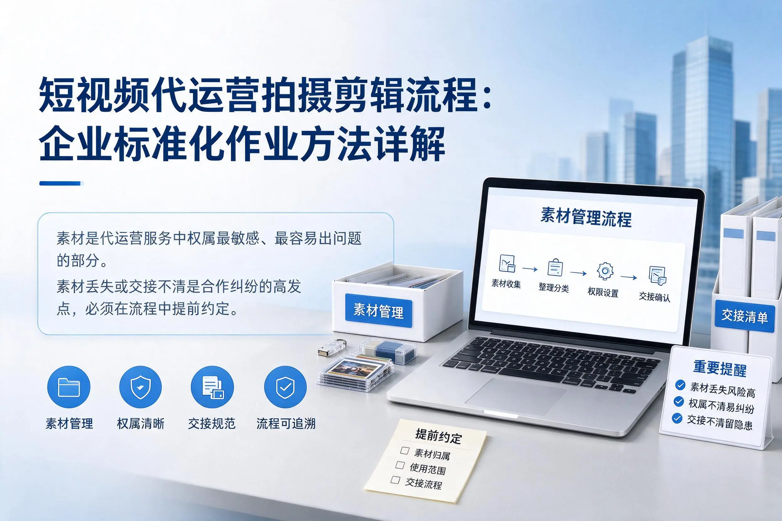 短视频代运营拍摄剪辑流程：双鸭山企业标准化作业方法详解