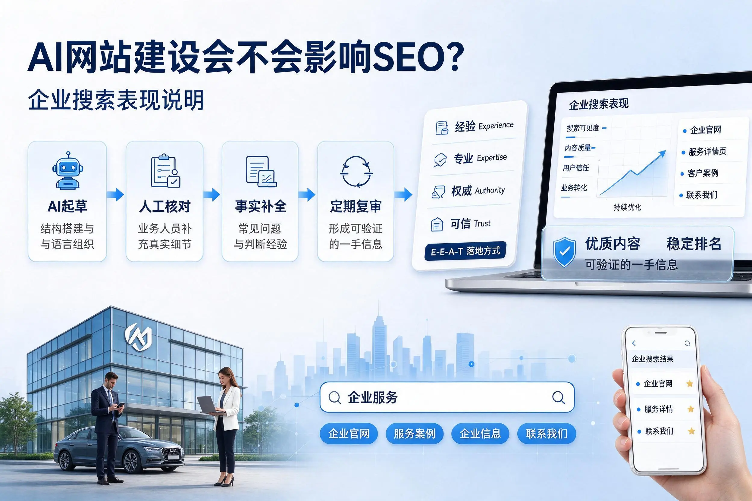 AI网站建设会不会影响SEO?双鸭山企业搜索表现说明